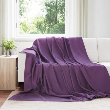 Vidaxl kleden 6 pcs paars 240 x 220 cm fleece