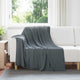 Vidaxl kleden 24 pcs donkergrijs 200 x 150 cm fleece