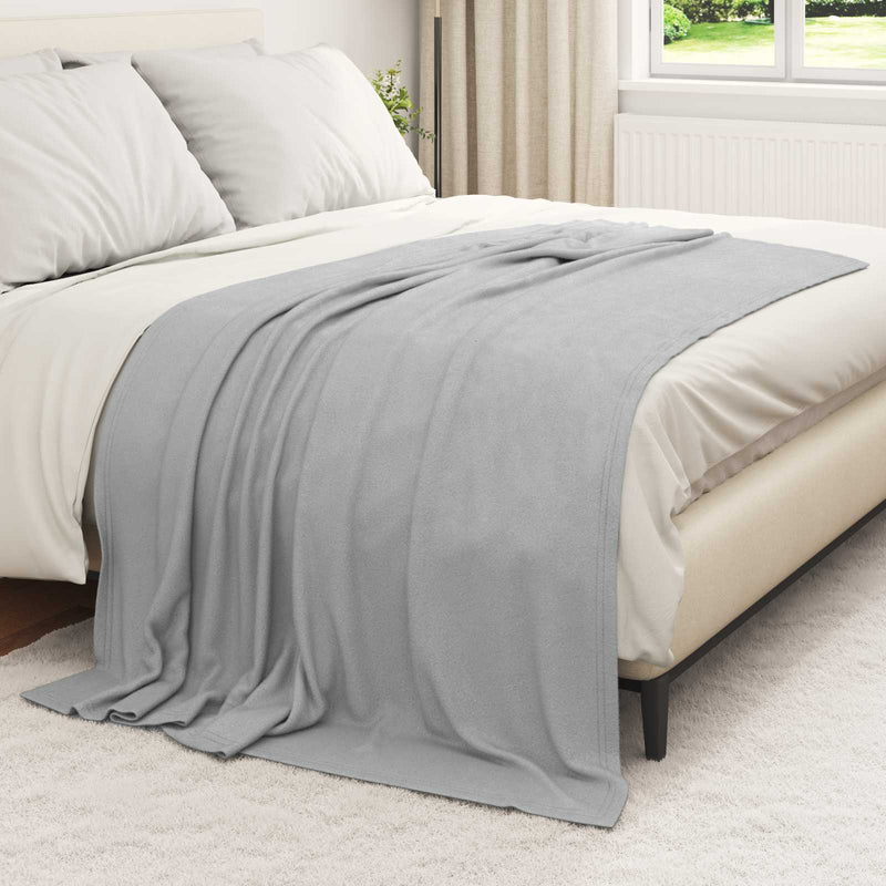 Load image into Gallery viewer, Vidaxl kleden 24 pcs grijs 200 x 150 cm fleece
