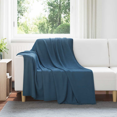 Vidaxl kleden 24 pcs marineblauw 200 x 150 cm fleece