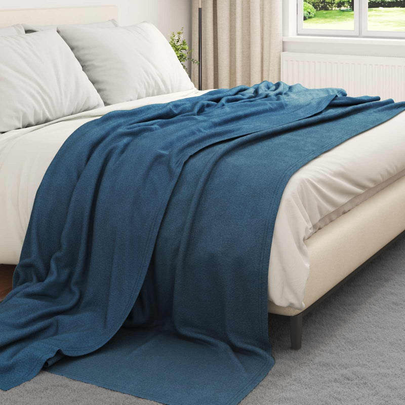 Load image into Gallery viewer, Vidaxl kleden 24 pcs marineblauw 270 x 240 cm fleece
