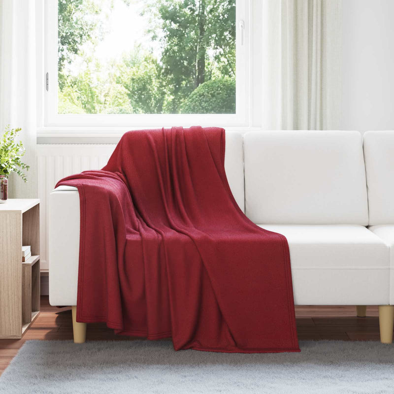 Load image into Gallery viewer, Vidaxl kleden 24 pcs bordeaux rood 170 x 130 cm fleece
