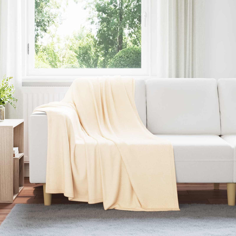 Load image into Gallery viewer, Vidaxl kleden 24 pcs crème 170 x 130 cm fleece
