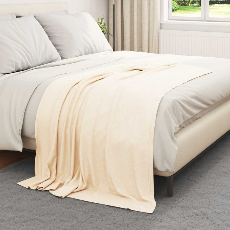 Load image into Gallery viewer, Vidaxl kleden 24 pcs crème 170 x 130 cm fleece
