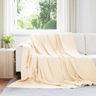 Vidaxl kleden 24 pcs crème 240 x 220 cm fleece