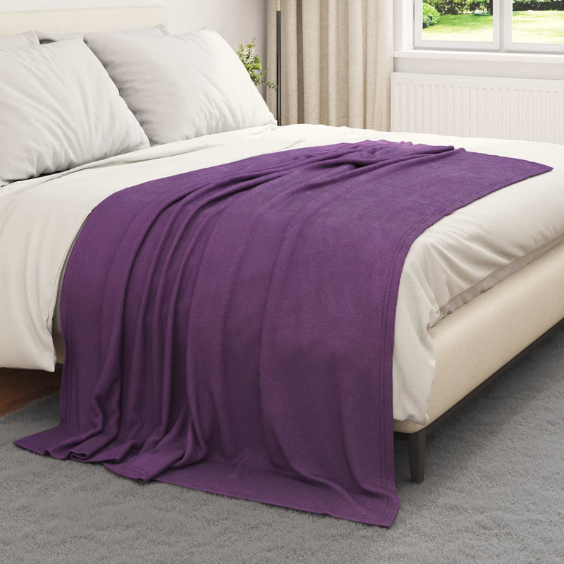 Load image into Gallery viewer, Vidaxl kleden 24 pcs paars 200 x 150 cm fleece
