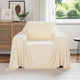 Vidaxl gooi deken crème 210 x 140 cm fleece