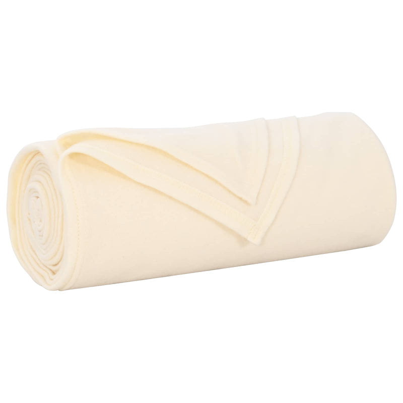Load image into Gallery viewer, Vidaxl gooi deken crème 350 x 270 cm fleece

