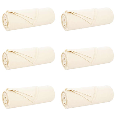 Vidaxl kleden 6 pcs crème 350 x 270 cm fleece