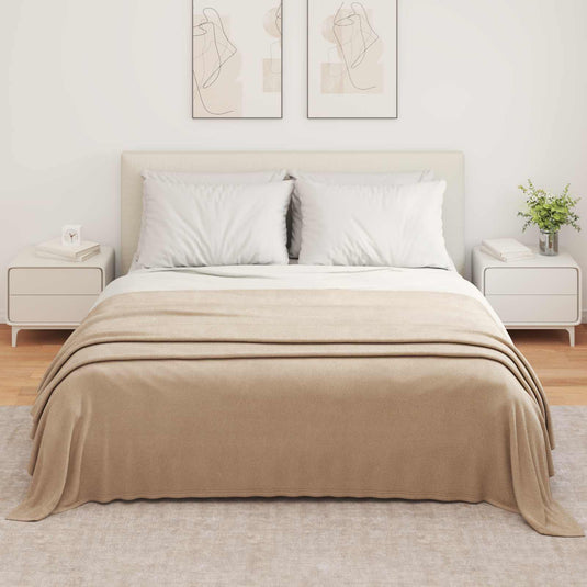 Vidaxl kleden 6 pcs kameel 350 x 270 cm fleece