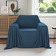 Vidaxl kleden 6 pcs marineblauw 210 x 140 cm fleece