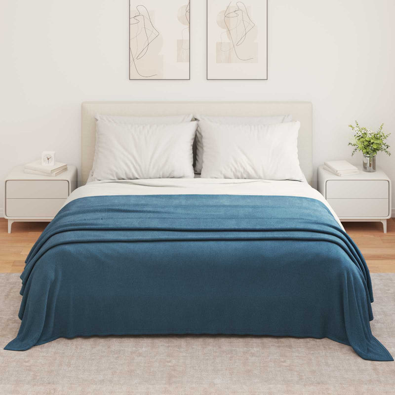 Load image into Gallery viewer, Vidaxl kleden 6 pcs marineblauw 350 x 270 cm fleece

