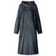Vidaxl deken hoodie marineblauw m flanel