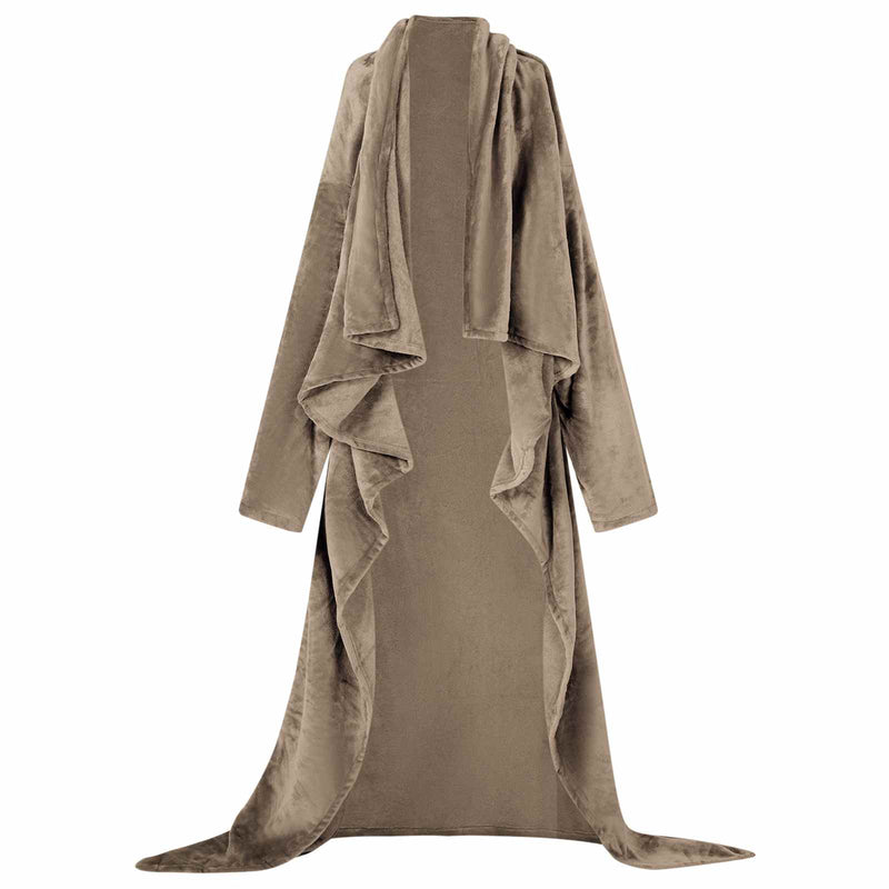 Load image into Gallery viewer, Vidaxl deken hoodie kameel f flanel
