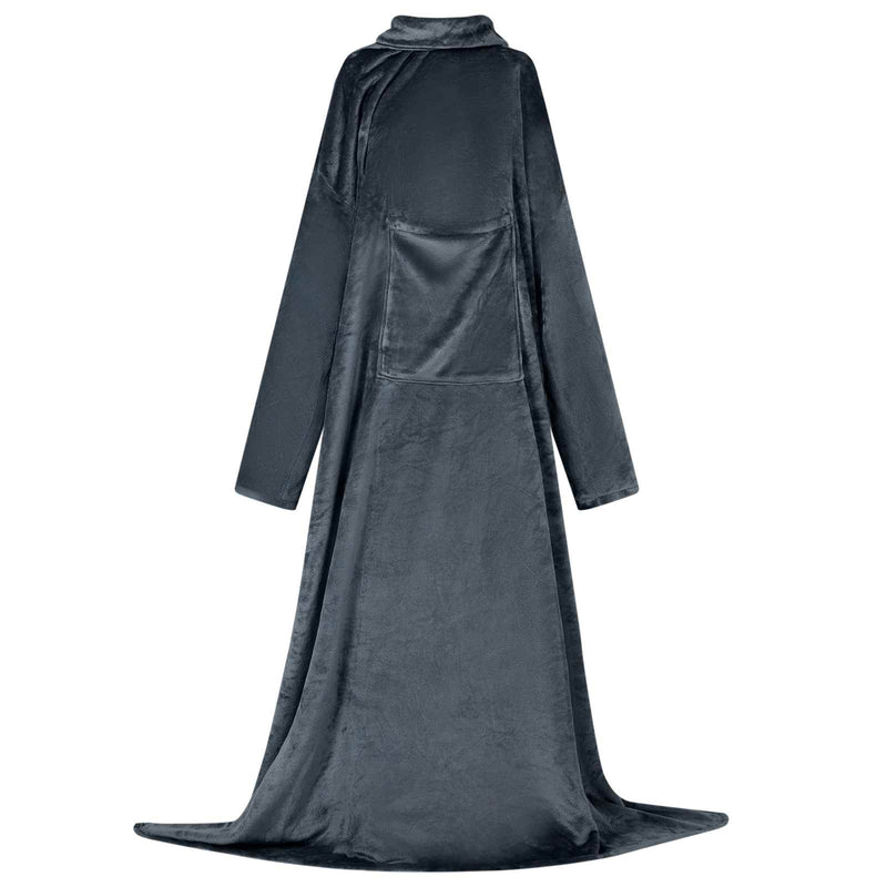 Load image into Gallery viewer, Vidaxl deken hoodie marineblauw f flanel
