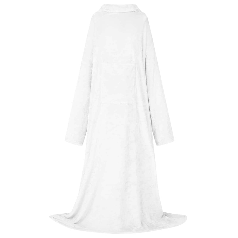 Load image into Gallery viewer, Vidaxl deken hoodie wit f flanel
