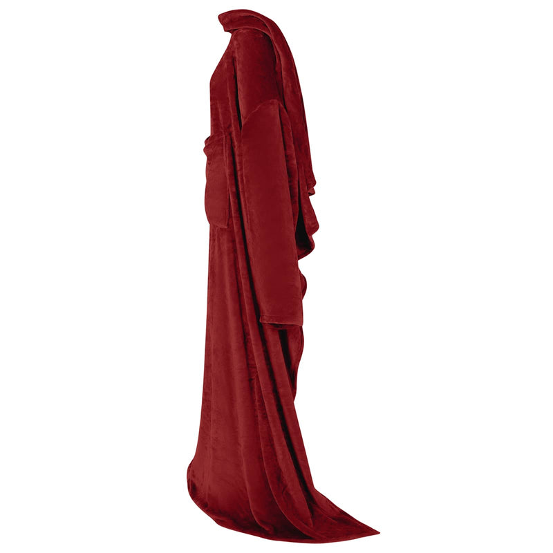 Load image into Gallery viewer, Vidaxl deken hoodie bordeaux rood f flanel

