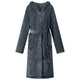 Vidaxl badjas hoodie marineblauw xxl flanel
