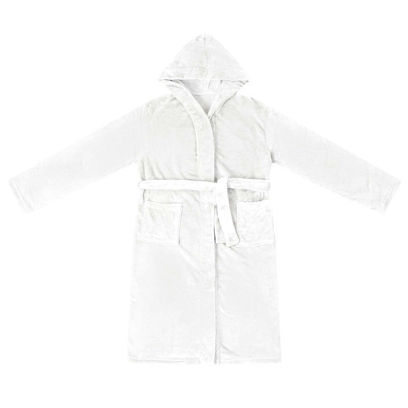 Load image into Gallery viewer, Vidaxl badjas hoodie wit s flanel
