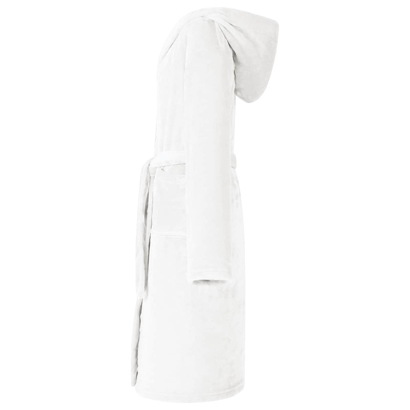 Load image into Gallery viewer, Vidaxl badjas hoodie wit s flanel
