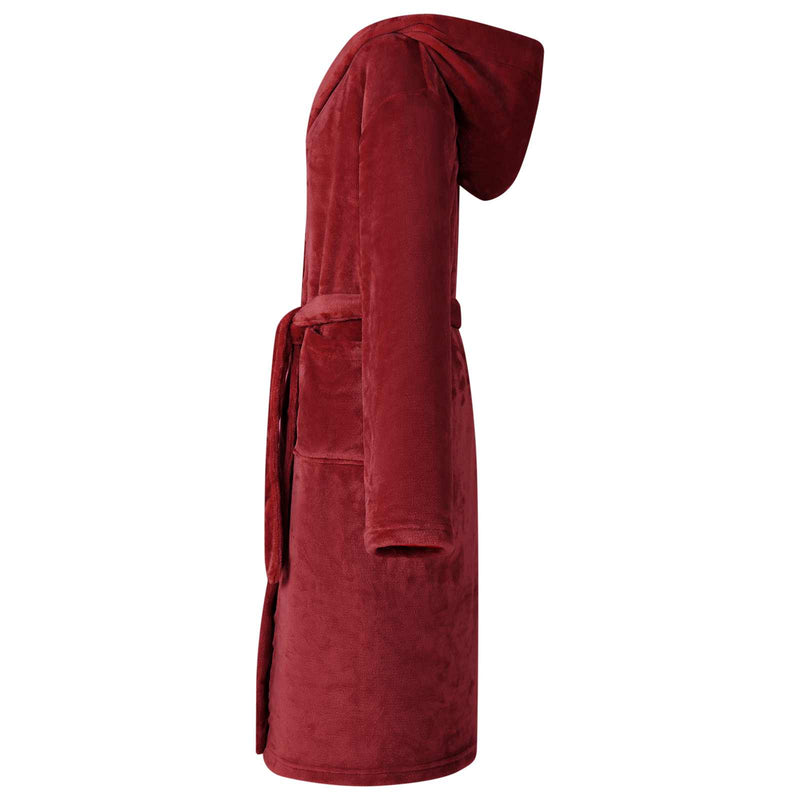 Load image into Gallery viewer, Vidaxl badjas hoodie bordeaux rood s flanel
