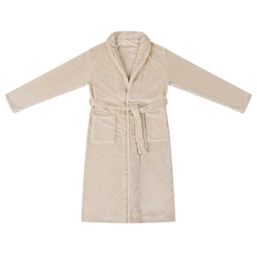 Vidaxl badjas zonder kap beige l flanel