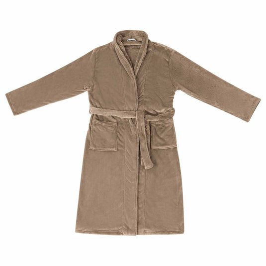 Vidaxl badjas zonder kap kameel xxl flanel