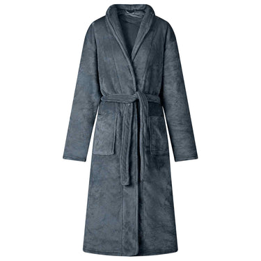 Vidaxl badjas zonder kap marineblauw m flanel