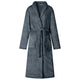 Vidaxl badjas zonder kap marineblauw xxxl flanel