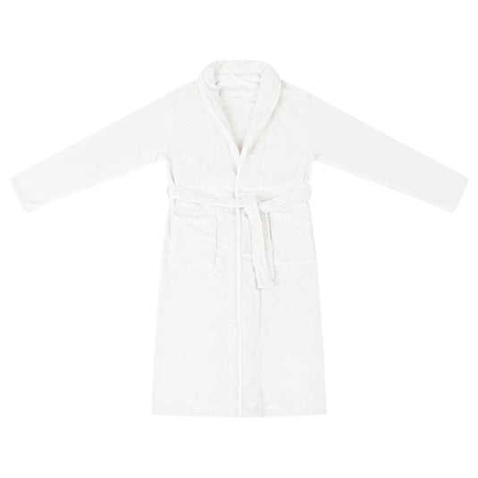 Vidaxl badjas zonder kap wit xl flanel