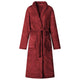 Vidaxl badjas zonder kap bordeaux rood m flanel