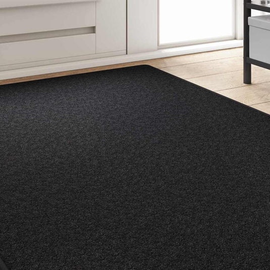 Vidaxl tapijt loper antraciet 100 x 250 cm 100% polypropyleen