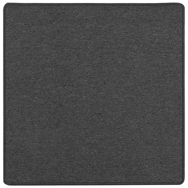 Vidaxl tapijt loper donkergrijs 100 x 100 cm 100% polypropyleen