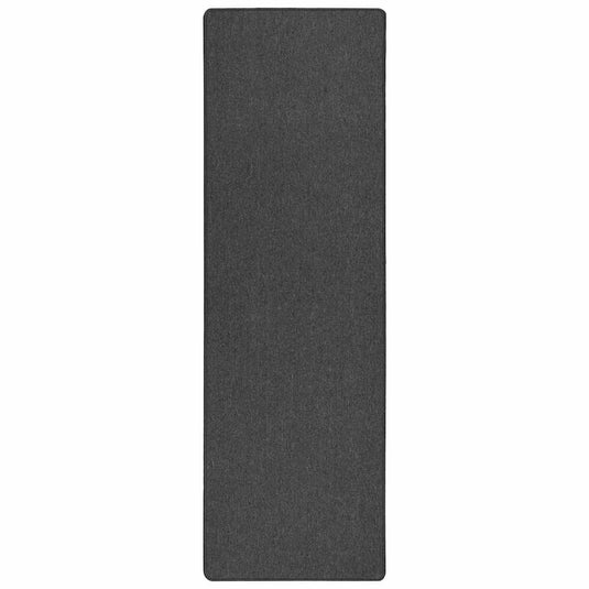 Vidaxl tapijt loper donkergrijs 100 x 250 cm 100% polypropyleen