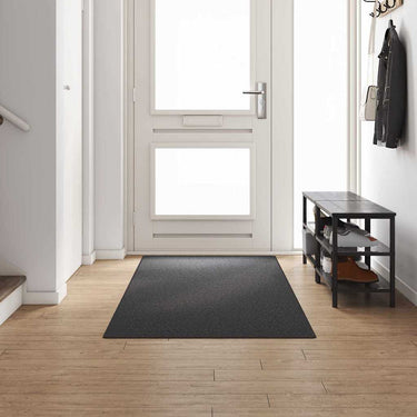 Vidaxl tapijt loper donkergrijs 100 x 300 cm 100% polypropyleen