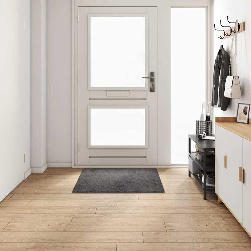 Load image into Gallery viewer, Vidaxl tapijt loper grijs 100 x 100 cm 100% polypropylene tuft
