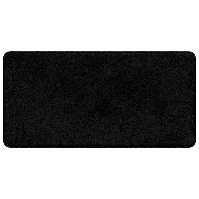 Load image into Gallery viewer, Vidaxl tapijt loper zwart 50 x 100 cm 100% polypropylene tuft
