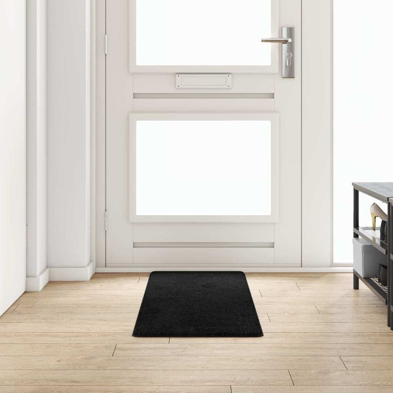 Load image into Gallery viewer, Vidaxl tapijt loper zwart 50 x 150 cm 100% polypropylene tuft
