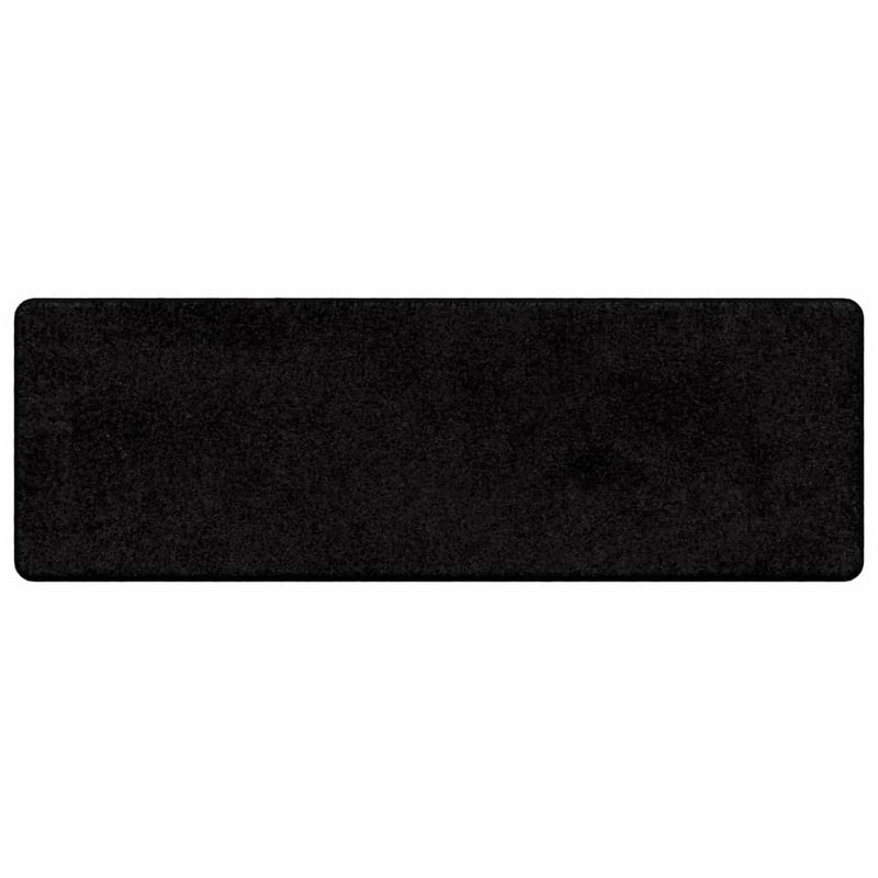 Load image into Gallery viewer, Vidaxl tapijt loper zwart 50 x 150 cm 100% polypropylene tuft
