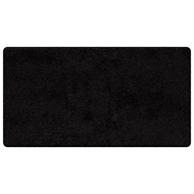 Load image into Gallery viewer, Vidaxl tapijt loper zwart 80 x 150 cm 100% polypropylene tuft
