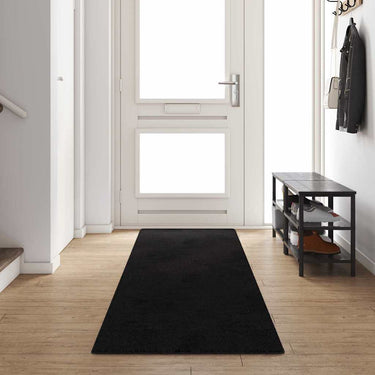 Vidaxl tapijt loper zwart 80 x 400 cm 100% polypropylene tuft