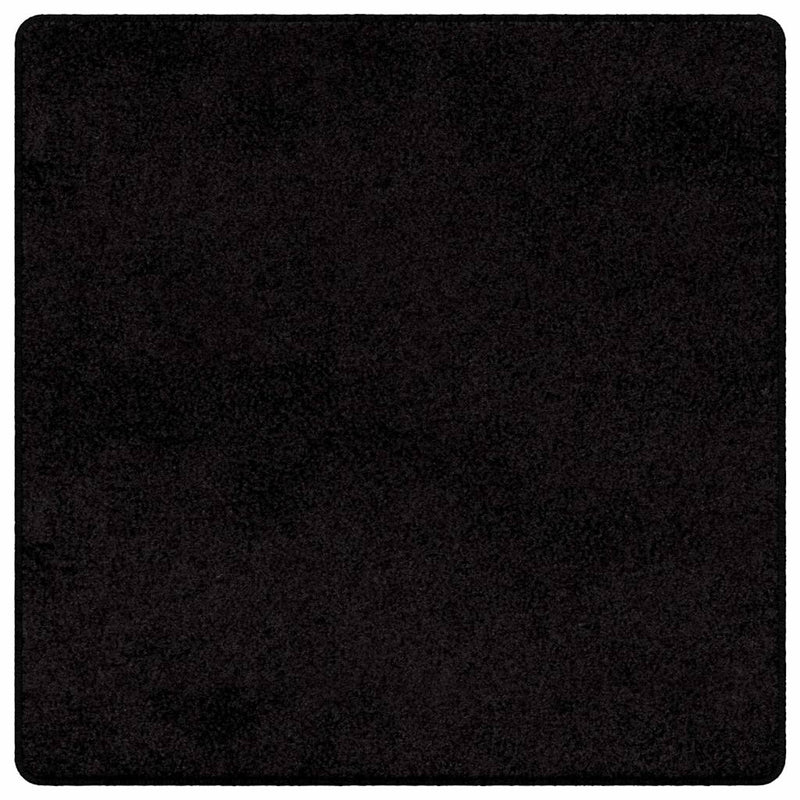 Load image into Gallery viewer, Vidaxl tapijt loper zwart 100 x 100 cm 100% polypropylene tuft
