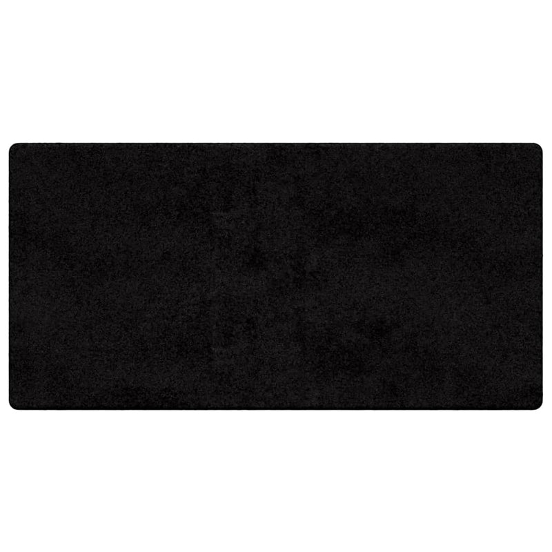 Load image into Gallery viewer, Vidaxl tapijt loper zwart 100 x 200 cm 100% polypropylene tuft
