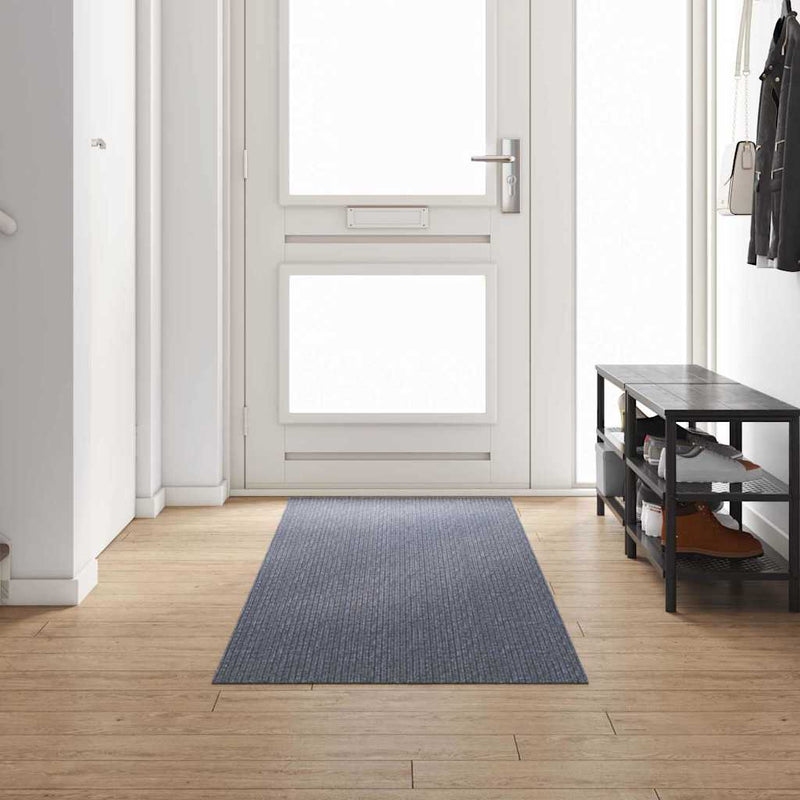 Load image into Gallery viewer, Vidaxl tapijt loper lichtgrijs 80 x 300 cm stof
