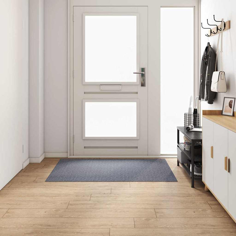 Load image into Gallery viewer, Vidaxl tapijt loper lichtgrijs 100 x 150 cm stof
