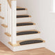 Vidaxl zelfklevende trapmatten 15 pcs antraciet 65 x 21 x 4 cm