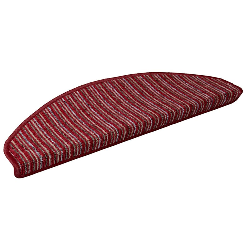 Load image into Gallery viewer, Vidaxl zelfklevende trapmatten 15 pcs rood 65 x 21 x 4 cm
