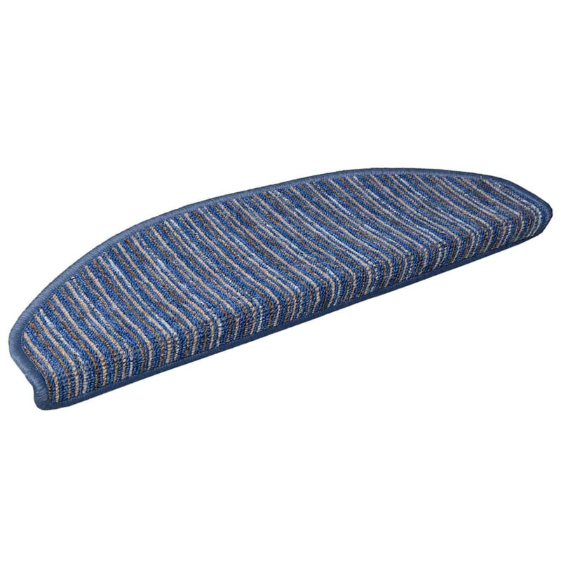 Load image into Gallery viewer, Vidaxl zelfklevende trapmatten 15 pcs blauw 65 x 21 x 4 cm

