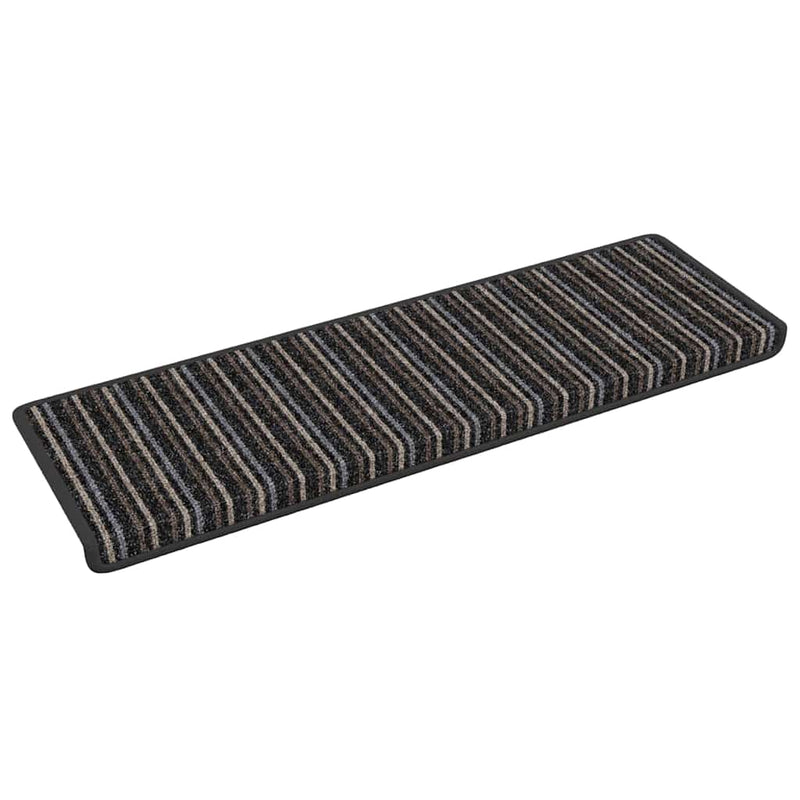 Load image into Gallery viewer, Vidaxl zelfklevende trapmatten 15 pcs antraciet 65 x 21 x 4 cm
