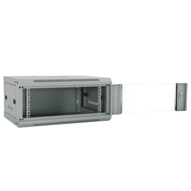 Vidaxl netwerk kabinet met opslag grijs 60 x 35 x 28 cm staal